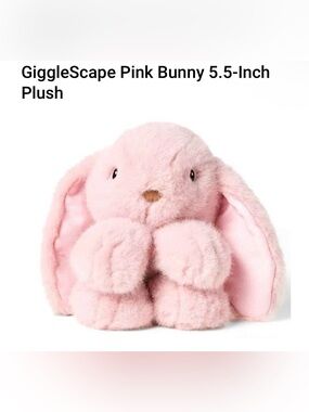 GiggleScape Pink Bunny 5.5-Inch Plush